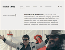 Tablet Screenshot of filmhubnwc.org